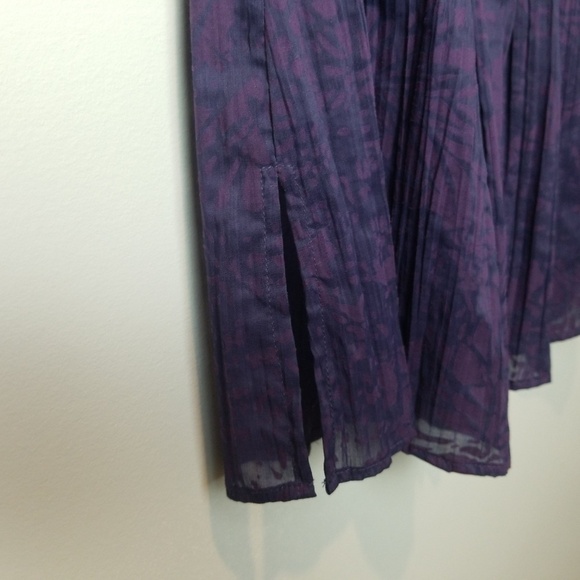 Lace Crinkle ColdWater Creek blouse size Small - Picture 5 of 7